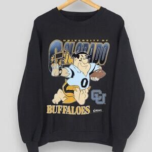 Flintstones 1994 Colorado Football Fred Graphic Crewneck Sweatshirt